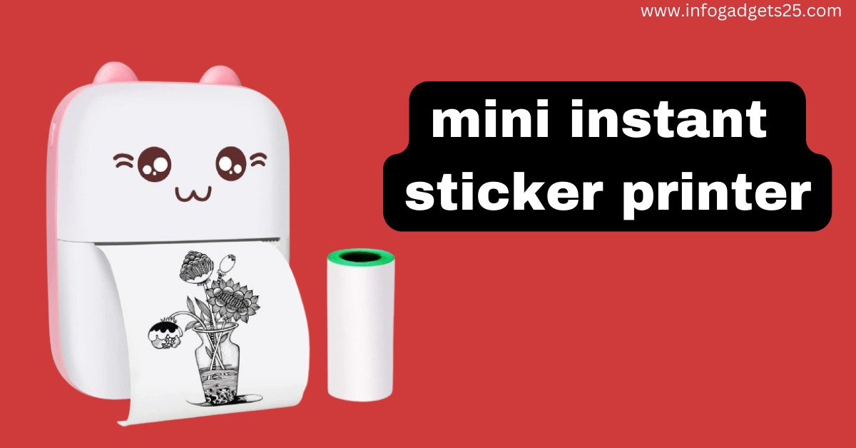 mini instant sticker printer